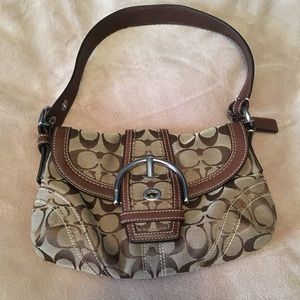Brown coach purse